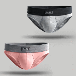 Brief Grey & Pink- Set (2 Pcs)