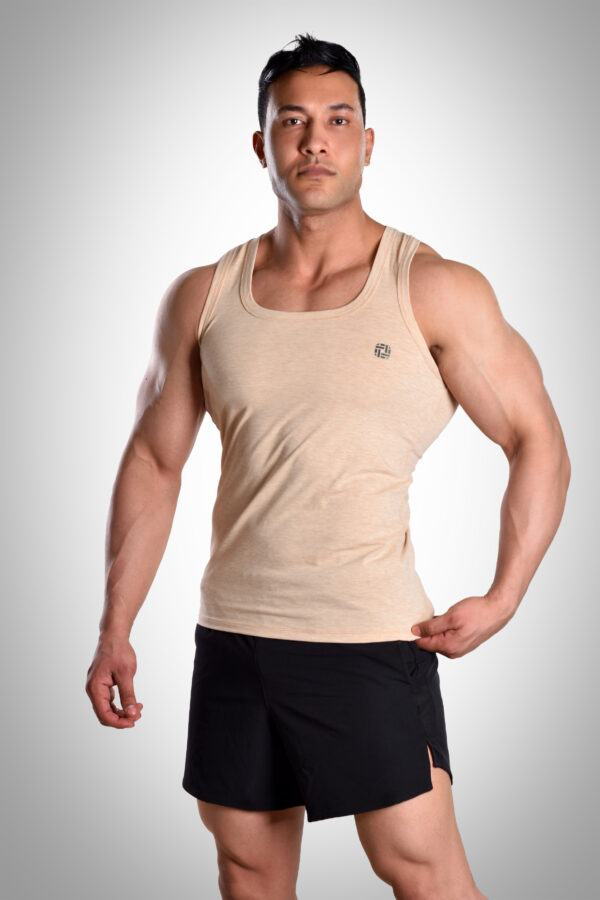Men’s Fitted Workout Tank – Sleeveless Training Top