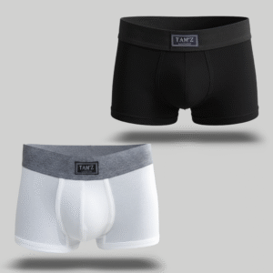 Boxer Shorts - Blk & White - Set (2 Pcs)