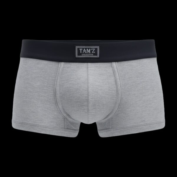 Men’s Premium Boxer Short Grey Underwear Cotton Lycra