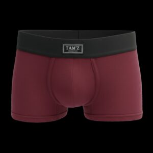 Men’s Premium Boxer Short Maroon Underwear Cotton Lycra