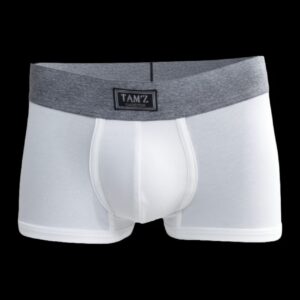 Men’s Premium Boxer Short White Underwear Cotton Lycra