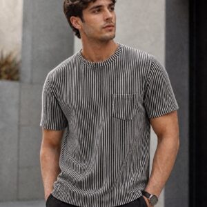 Aura Knitted T-shirt Black